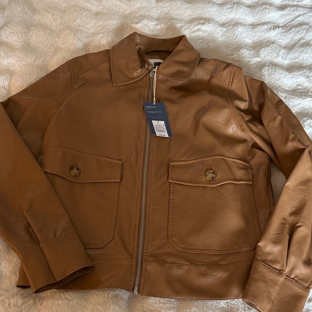 Universal Thread Brown Leather Jacket